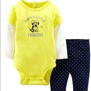 Carter’s Daddy’s Little Princess 2 Piece Pant Set